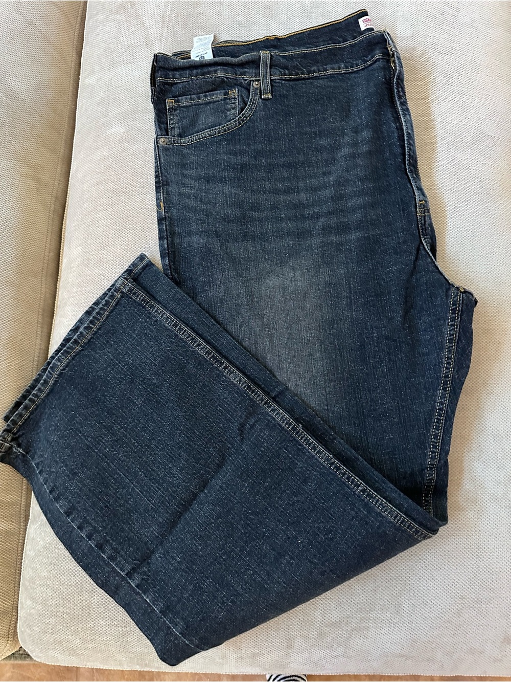 Signature by Levi Strauss Dark Indigo Bootcut Jeans